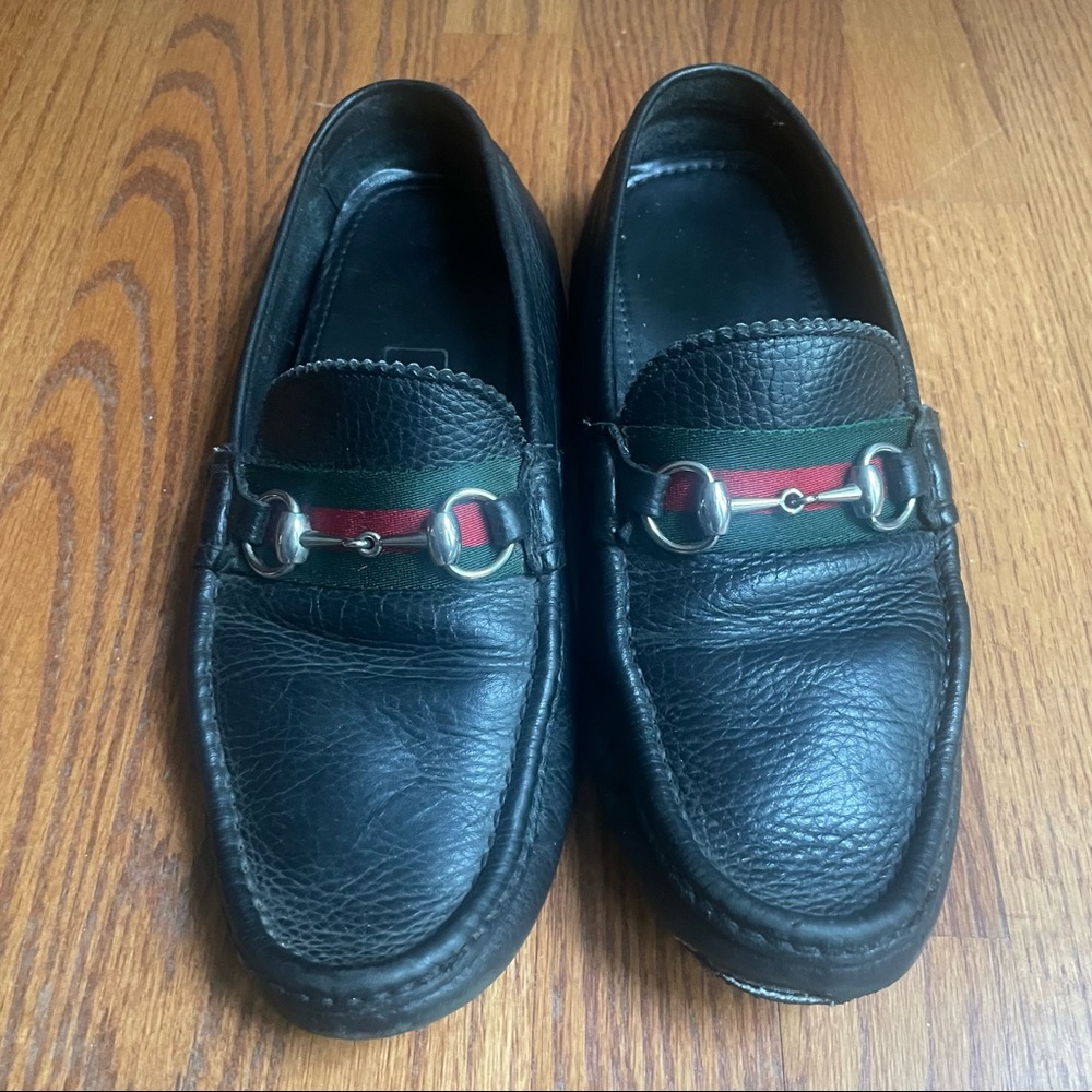 Gucci men leather loafers 8.5